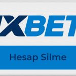 1xbet Hesap Silme